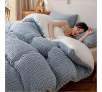 MTHGH Couette Hiver 220x240 TrèS Chaude Couette Polaire Biface Couette Epaisse Moelleuse éDredon Edredon Gonflant Couette Épaissie(05,200x230cm/5kg)
