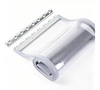 MTHGH Rideau À Lanière PVC Transparent Rideau De Porte Laniere Plastique Rideaux À Lamelles Verticales Rideau Exterieur Porte Anti Chaleur Impermeable(0.3cm,W35cmxH260cm)