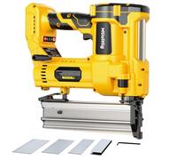 MtiolHig Cloueuse Brad sans fil de 5,1 cm compatible avec batterie Dewalt 20 V, agrafeuse 2 en 1, pistolet à clous de calibre 18 alimenté par batterie avec 1000 clous pour menuiserie en bois, 3,3 kg