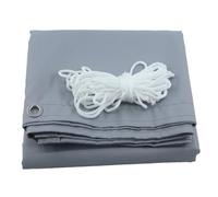 MTKSFDC Brise Vue Filet de confidentialité en Polyester Gris, imperméable, for Balcon, terrasse, Coupe-Vent, clôture, imperméable, Voile d'ombrage, auvent(0.9mx3meter)