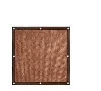 MTKSFDC Brise Vue Voile d'ombrage for Patio extérieur, Filet d'ombrage Solaire, clôture de Balcon, écran de confidentialité en, Pergola d'arrière-Cour, auvent Pare-Soleil(Chocolate,1.5x2m)