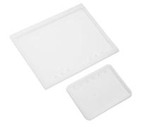 Mtlavishness 2 pièces/ensemble A5 A7 moule en Silicone en forme de carnet pour bricolage couverture de bloc-notes en résine cristal