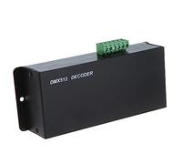 Mtlavishness DC 12 V 24 V 3 canaux DMX Décodeur LED de contrôle pour bande lumineuse LED RVB Durable Accessoire facile à utiliser pour les projets d'entretien et de remplacement