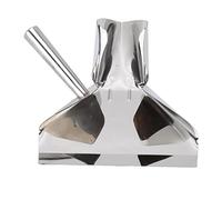 Mtlavishness Pelle à frites antirouille en acier inoxydable pour aliments, pelle à pop-corn pour frites, bagger pour cinémas, buffet, cuillère à frites, cuillère à pop-corn,