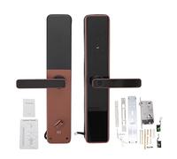 Mtlavishness Smart Door Lock Homestay 370x75x24mm Hôtel pratique et rapide | Serrure électronique automatique à empreintes digitales, alliage, acier inoxydable, verre, Abs, usage domestique