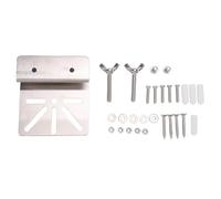 Mtlavishness Support de montage de gouttière adapté pour caméra de sécurité S340 Solocam Support de montage de caméra de sécurité solaire en acier inoxydable pour caméra de