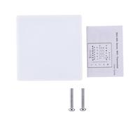 Mtlavishness Thermostat de climatiseur, contrôleur de température, panneau programmable pour système de climatisation central, ventilo-convecteur BAC 006EW ABS 9 mm, support (BAC-006AW)