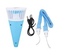 Mtlavishness Ventilateur portatif, ventilateur de refroidissement à suspendre sur le dessus de table en forme de cône, ventilateur d'été portable avec flux d'air puissant et (Blanche)