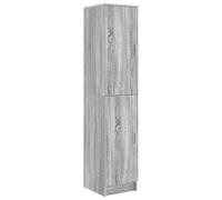mtlskopl Armoire Haute Gris Sonoma 35 x 39 x 168 cm, Buffet Haut en Bois d'Ingénierie avec 2 Portes, Colonne de Rangement Moderne pour Salon, Salle à Manger et Couloir