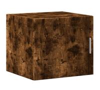 mtlskopl Armoire Murale Chêne Fumé 45x42,5x40 cm Meuble Suspendu Gain de Place en Bois d'Ingénierie avec Porte Réversible Placard de Rangement pour Salon Bureau Entrée