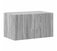 mtlskopl Armoire Murale Meuble de Rangement Suspendu en Bois d'Ingénierie, Buffet Haut Suspendu pour Salon, Chambre et Garage, Coloris Gris Sonoma, 70 x 42,5 x 40 cm