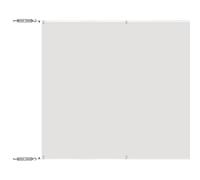 mtlskopl Auvent Vertical Écran de Balcon Blanc 140x800 cm Tissu Oxford | Protection solaire efficace contre UV et vent fort pour balcon terrasse véranda et espace extérieur privé