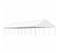 mtlskopl Belvédère de Jardin Blanc 20,07x5,88 m Tente de Réception