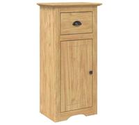mtlskopl BODO Armoire de salle de bain marron miel 44 x 30 x 90 cm en matériau dérivé du bois - Design moderne avec tiroir - Meuble de salle de bain peu encombrant pour petites salles de bain