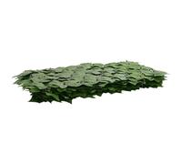 mtlskopl Brise-Vue Balcon Motif Feuilles Vert 500x100cm Haie Artificielle | Protection visuelle en polyéthylène résistant aux UV pour terrasse et jardin, occultation végétale facile à installer.