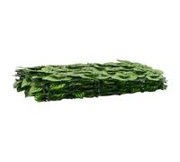 mtlskopl Brise-Vue Feuillage Artificiel Balcon Vert Jaune 400x150 cm | Protection visuelle extérieure pour jardin, terrasse et balcon. Haie artificielle motif feuilles simple à installer.