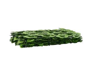 mtlskopl Brise-Vue Feuillage Artificiel Balcon Vert Jaune 500x100 cm | Écran occultant modulable en polyéthylène avec motif végétal pour terrasse, jardin et séparation de clôture extérieure.