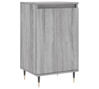 mtlskopl Buffet Bas de Rangement Sonoma Gris 40x35x70 cm, Meuble d'Appoint avec Porte Réversible et Pieds en Métal, Armoire de Salon en Bois d'Ingénierie pour Entrée et Bureau