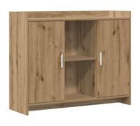 mtlskopl Buffet Bas de Salon, Meuble de Rangement Moderne avec 2 Portes et 3 Étagères, Commode Rectangulaire en Bois pour Salle à Manger et Entrée, 98,5 x 33 x 80 cm