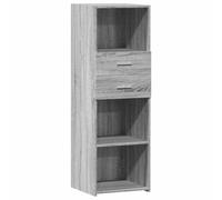 mtlskopl Buffet Haut Meuble de Rangement Salon Armoire Colonne Étroite en Bois d'Ingénierie Moderne pour Entrée Salle à Manger et Bureau 40 x 42,5 x 124 cm Coloris Gris Sonoma