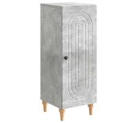 mtlskopl Buffet Meuble de Rangement Salon avec Porte Pivotante 90°, Petit Bahut Moderne pour Salle à Manger et Entrée, en Bois d'Ingénierie, 33 x 34,5 x 90 cm, Gris Béton