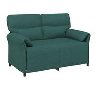 mtlskopl Canapé moderne avec housse en tissu, canapé rembourré confortable pour salon, cadre en métal stable et accoudoirs pliables, canapé avec rembourrage en mousse, 100 % polyester, intérieur