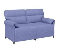mtlskopl Canapé moderne avec housse en tissu, canapé rembourré pour salon, cadre en métal stable et rembourrage en mousse, accoudoirs pliables, profondeur d'assise 57 cm, élégant et confortable
