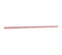 mtlskopl Cantonnière d'Auvent de Rechange 6m Store Terrasse Rouge Blanc | Toile de volant d'auvent en polyester PU résistant aux UV et au soleil, idéale pour rénover le store de jardin ou balcon.