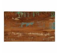 mtlskopl Plateau de table rectangulaire - 40 x 30 cm - En bois vieilli massif - Plateau de rechange de 3,8 cm d'épaisseur - Pour table à manger, table basse, bureau - Plaque en bois rustique unique