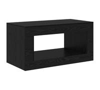 mtlskopl Table basse en chêne noir, table de salon moderne, 99,5 x 50 x 50 cm, table de canapé minimaliste pour salon, bureau et salon, table d'appoint stable avec grande surface de rangement