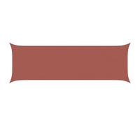 mtlskopl Voile d'ombrage rectangulaire 6 x 2 m terre cuite - Voile d'ombrage en polyester Oxford robuste pour terrasse, jardin, balcon et piscine - Protection solaire stable avec cordes de fixation