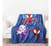 MTOnlinehandel Spidey - Couverture polaire - 130 x 170 cm - Licence officielle - Douce et moelleuse - Certifié Öko-Tex - Facile d'entretien et durable - Idée cadeau pour enfants