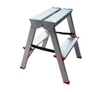 MTRA Escabeau double marchepied en aluminium 2 marches