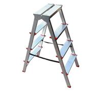 MTRA Escabeau double marchepied en aluminium 4 marches