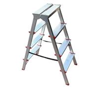 MTRA Escabeau double marchepied en aluminium 4 marches