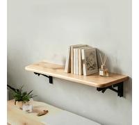 MTSYXYM Table Murale Rabattable Cuisine,Table de Salle À Manger de Cuisine Pliante Invisible,Tablette Murale Rabattable,Économiser de l'espace,pour Ordinateur Portable, Travail,(Natural,L110xW20cm)