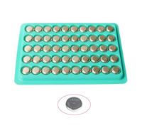 Mtucegi Lot de 50/100 piles bouton AG10 LR54 LR1130 1,55 V Zinc Manganèse pour montre, calculatrices électroniques, montres, portables