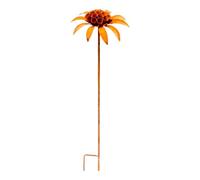 Mtucegi Support de fleurs sentimental en métal pour Noël, art de cour, poteau en métal pour embellir la pelouse, utilisation stable en plein air, piquet de jardin facile à installer pour l'extérieur