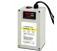 MUBOYI Batterie Au Lithium Rechargeable 12V, Stockage D'énergie Portable, Surveillance Solaire, Haut-Parleur Extérieur, Alimentation Électrique for Lampadaire LED