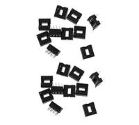 Mucafar Adaptateur Connecteur Socket DIP Soudure Noir | Prise DIP IC, 8 broches, entraxes 2,54 mm, distance 7,5 mm, dimensions 10 x 10 x 8 mm, poids 14 g, couleur noire.