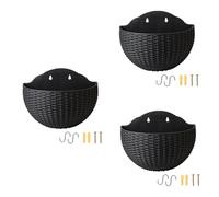 Mucafar Jardinière structureDoubleCouche Irrigation 21x4x16.5cm | Structure double couche avec système d’irrigation automatique pour assurer l’alimentation des plantes et stockage d’eau.