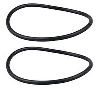 Mucafar Joint torique caoutchouc Résiste huiles Flexible Noir | 2 pièces, Ø100 x Ø110 x 5 mm, noir; joints toriques en caoutchouc résistants aux huiles et fluides hydrauliques.