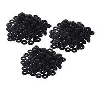 Mucafar Joint torique en caoutchouc nitrile Ø6 x Ø2 mm noir 300 pièces | Joint torique nitrile noir, parfait pour joints dhuile; Ø6 x Ø2 mm, épaisseur 2 mm, ensemble de 300 pièces.