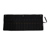 Mucafar Pochette d'outils suspendue en toile avec 15 poches et crochets | Pochette d'outils suspendue en toile avec oeillets pour panneau; 15 poches, organisation ; idéale pour ateliers.