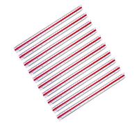 Mucafar Règle d'échelle triangulaire plastique 10x 1:20 à 1:125 pack 10 | Plastique léger et , poids environ 400 g et dimensions 32,5 x 2,5 x 2,5 cm, pratique sur chantier et bureau