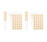Mucafar Renfort de trou de papier Transparent 0,5pouce Kit 1600pcs | Matériaux durables garantissant des renforts fiables et une protection des fichiers.
