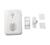 MuchLuckystar Détecteur de mouvement USB avec lecteur audio MP3, sonnette infrarouge à induction pour la sécurité de la maison, portée de détection de 4 m, lecture en boucle, blanc