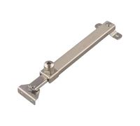 MuchLuckystar Limiteur d'ouverture, butée à battant en acier inoxydable avec réglage à 7 niveaux, bouton rotatif de sécurité pour fenêtres intérieures et extérieures en aluminium PVC, argenté