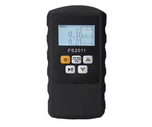 MuchLuckystar Moniteur de rayonnement nu ire FS2011, compensé d'énergie pour compteur Geiger pour détection des rayons X gamma bêta, dosimètre d'alarme intelligent pour la sécurité domestique et