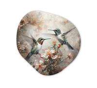 Muchowow Colibri Oiseaux Fleurs - 40x40 cm
